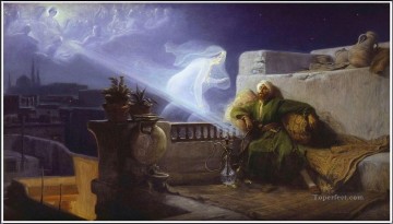 Fairy Tales Painting - Reve dOrient Dream of The Orient Jean Jules Antoine Lecomte du Nouy Orientalist Realism Fairy Tales